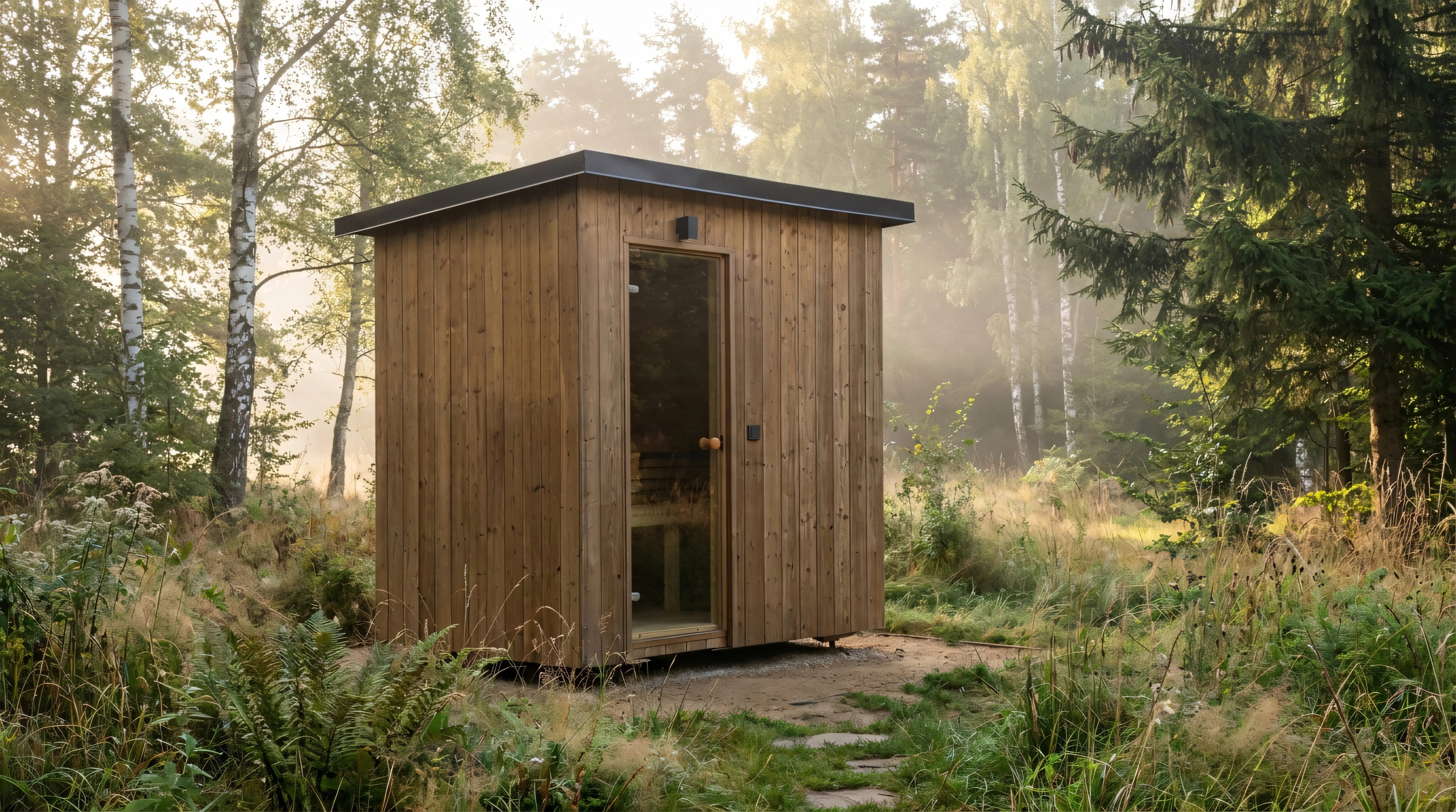 Hotová dřevěná sauna Minidom ve Vraném nad Vltavou
